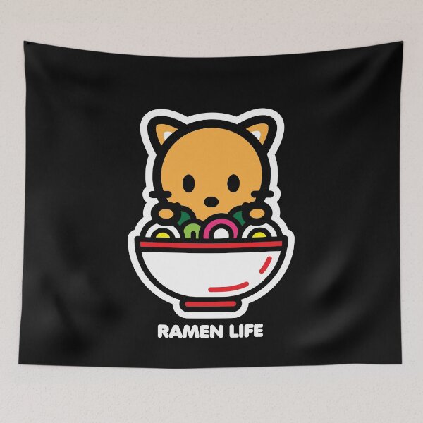 Item preview, Cat Ramen Life designed and sold by RandeeTee15.