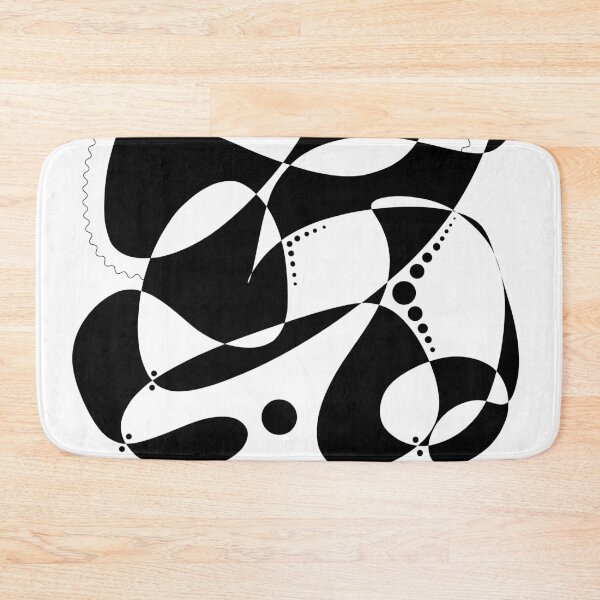 Item preview, Black & White – Abstract #4 designed and sold by AlexVR.