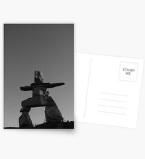Standing tall Inukshuk Postcards