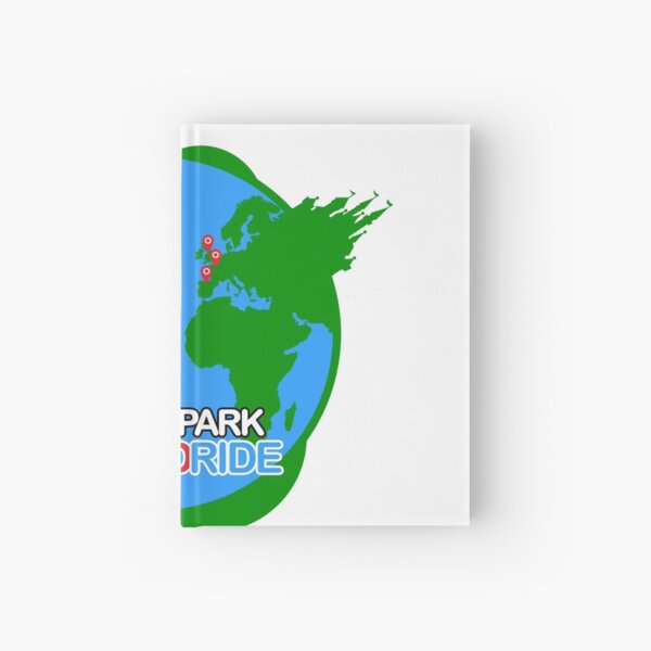 Theme Parks Hardcover Journals Redbubble - i visited a haunted themepark in bloxburg scary roblox