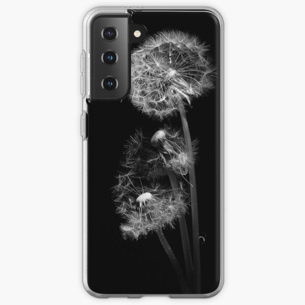 Dandelion Clocks Monochrome Samsung Galaxy Soft Case