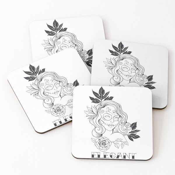 Item preview, Tattoo Woman with Mask and Elegant Lettering designed and sold by NotoriousHuSkY.
