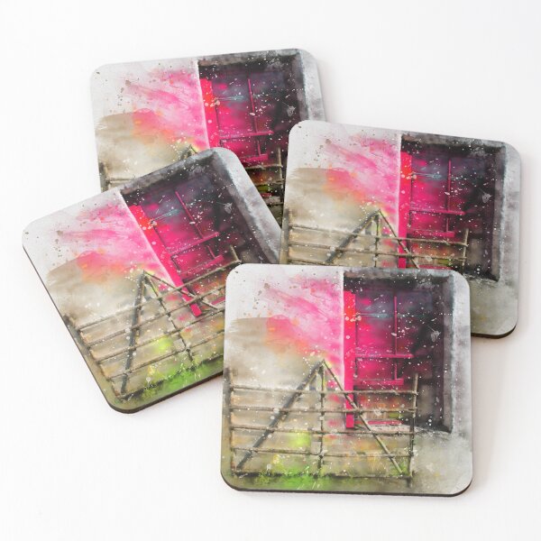 Item preview, Irish Cottage Sash Window and Hazelwood Gate | Watercolor designed and sold by WesternExposure.