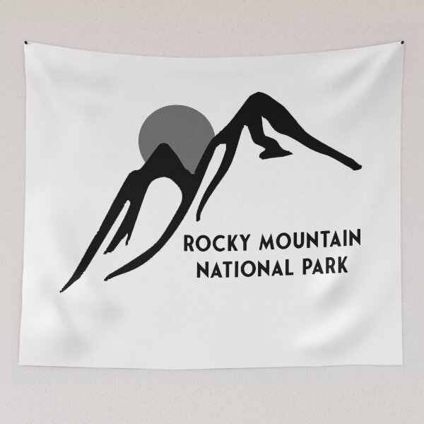Item preview, Sticker - Rocky Mountain National Park designed and sold by StickersStore.