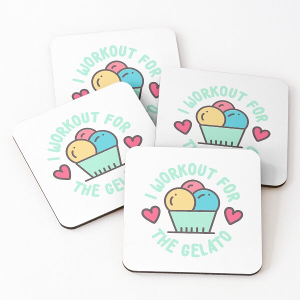 Item preview, I Workout For The Gelato designed and sold by thingsandthings.