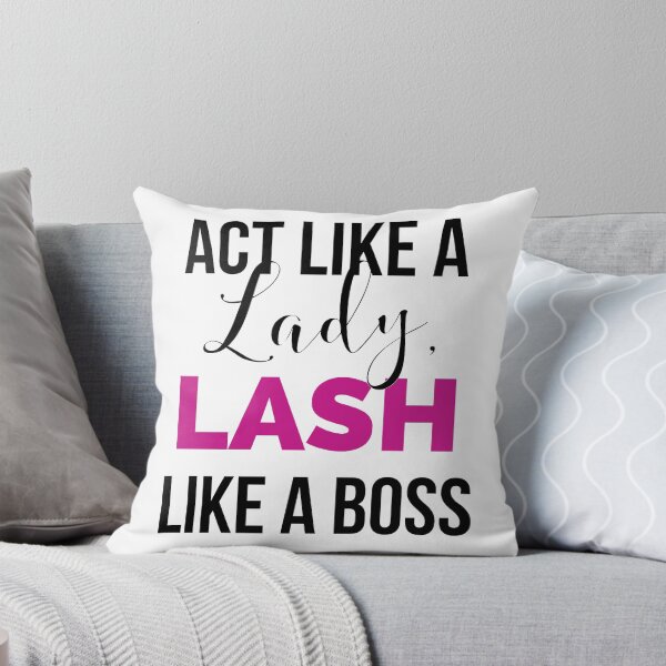 Item preview, Act Like a Lady Lash Like a Boss Lash Artist Gift designed and sold by AdorkableDesign.