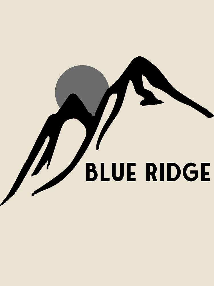 Thumbnail 4 of 4, Relaxed T-Shirt, Sticker - Blue Ridge designed and sold by StickersStore.