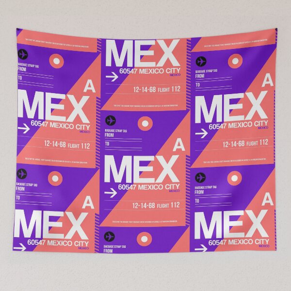 Item preview, Mexico City Luggage Tag 2 designed and sold by Irina March.
