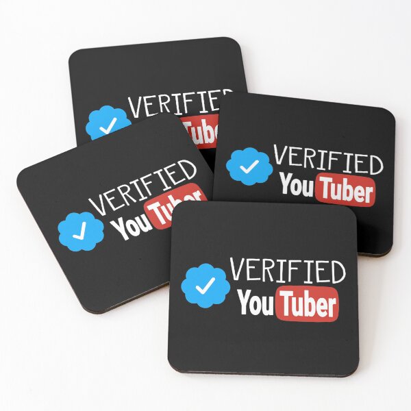 Aperçu de l'œuvre Youtuber vérifié (noir) créée et vendue par AlexVR.