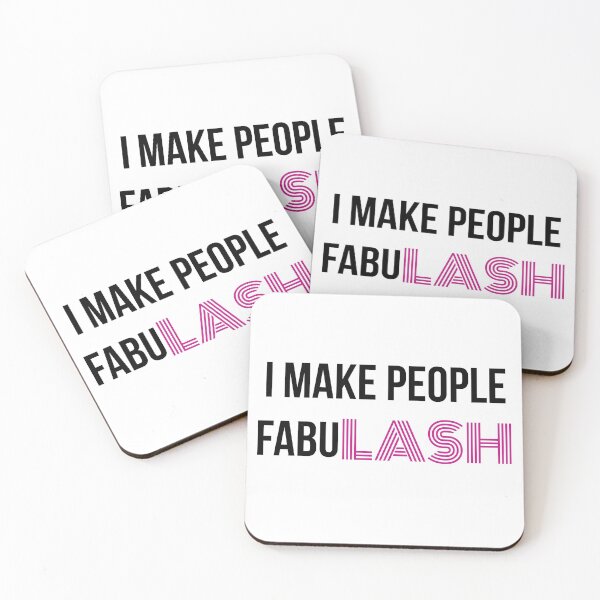 Item preview, I Make People FabuLASH Lash Artist Gift designed and sold by AdorkableDesign.