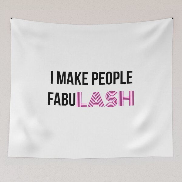 Item preview, I Make People FabuLASH Lash Artist Gift designed and sold by AdorkableDesign.