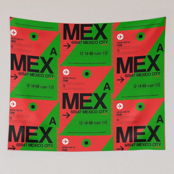 Item preview, Copy of Mexico City Luggage Tag 1 designed and sold by Irina March.
