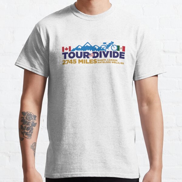 Tour Divide Elevation Profile, TD Logo Classic T-Shirt