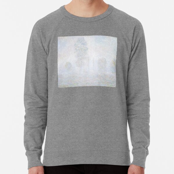 Morning Haze by Claude Monet Lightweight Sweatshirt
