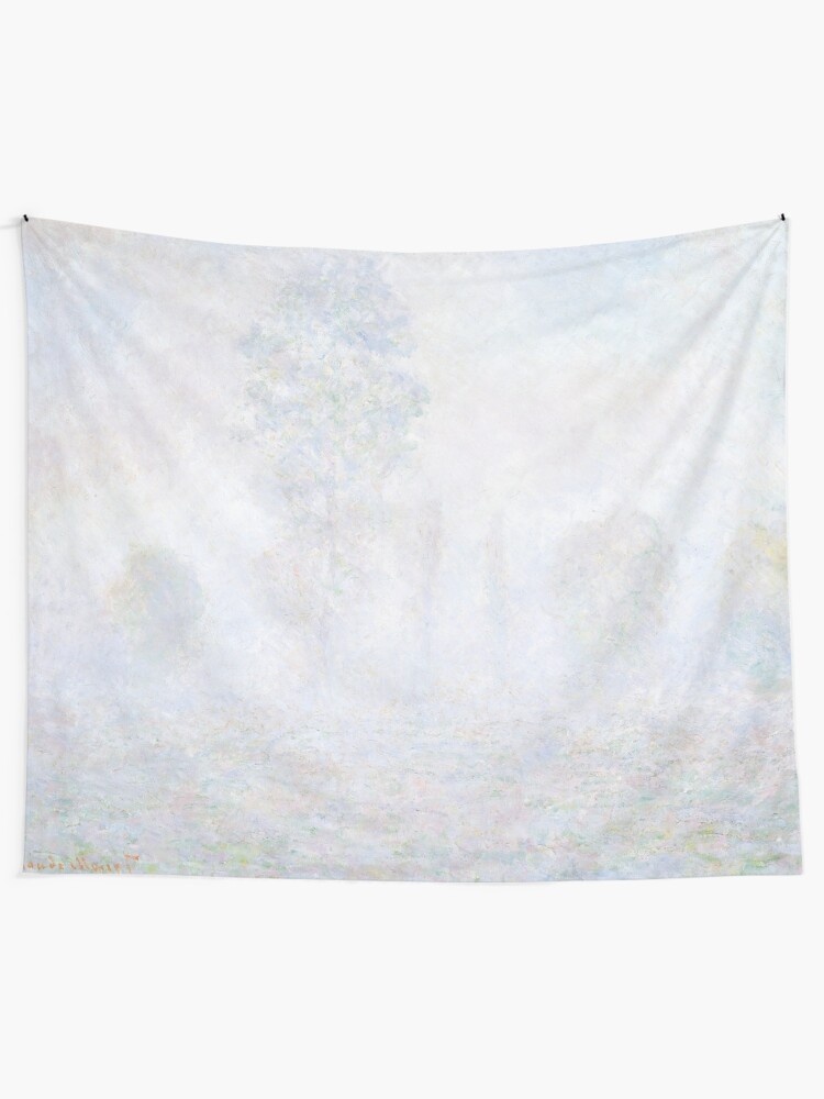 Alternate view of Morning Haze by Claude Monet Tapestry