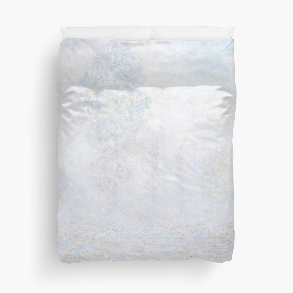 Morning Haze by Claude Monet Duvet Cover