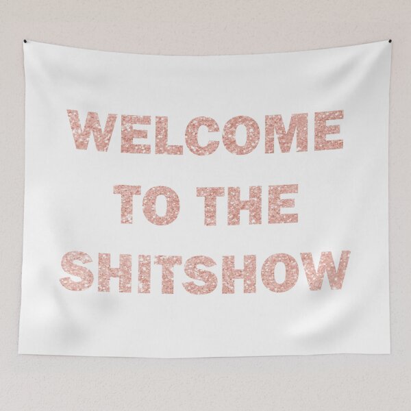 Item preview, Welcome to the Shitshow - Glitter Pink designed and sold by janewwu.