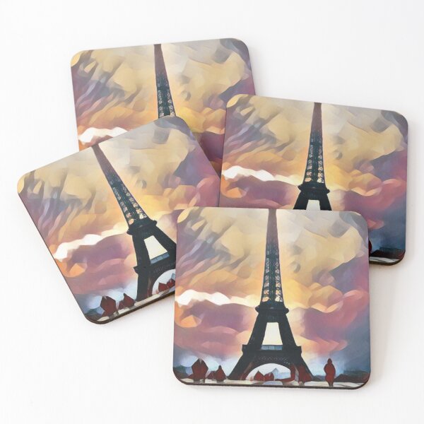 Item preview, Dadaist Eiffel Tower Painting  designed and sold by WWROBEL SHOP.