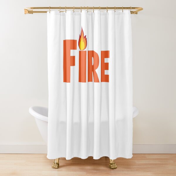Spread the FIRE! Shower Curtain