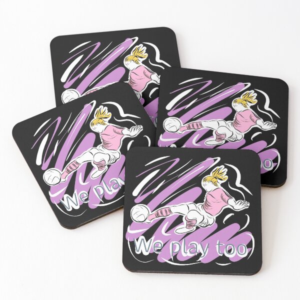 Item preview, We play too - supporting women’s football designed and sold by stephenignacio.