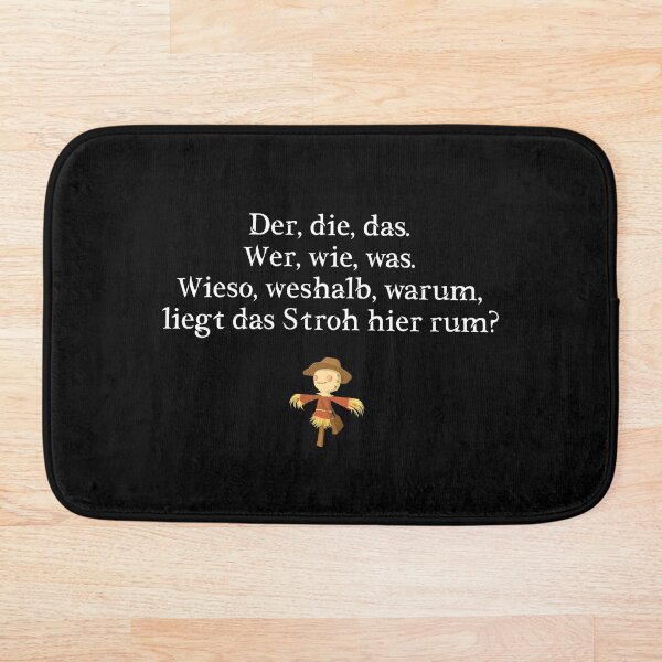 Aperçu de l'œuvre Warum liegt hier Stroh rhum? créée et vendue par schuettelspeer.