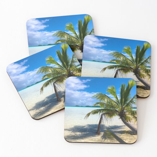 Item preview, Coconut palm tree at The Blue Lagoon Rangiroa designed and sold by Diane Macdonald.