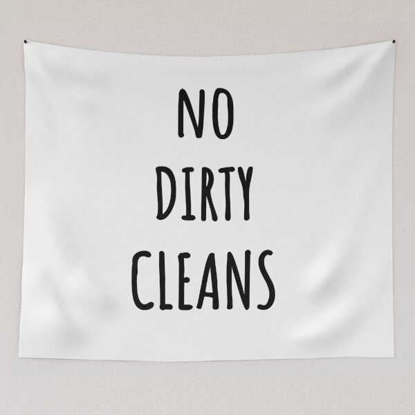 Item preview, NO Dirty Cleans Powerlifting Motto designed and sold by plumpjose.