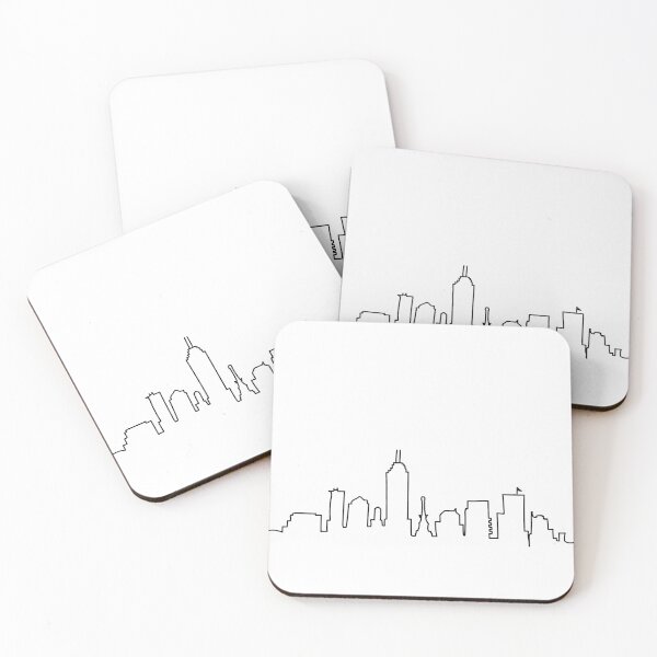 Item preview, Indianapolis, Indiana Skyline Brush Stroke designed and sold by AbbyJC.