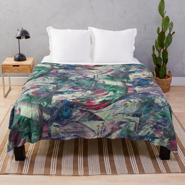 Item preview, My abstract jungleflowers designed and sold by JBArts2019.