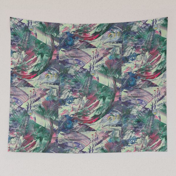 Item preview, My abstract jungleflowers designed and sold by JBArts2019.