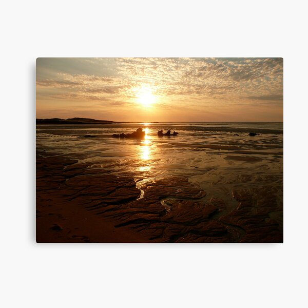 Middle Lagoon Sunset between Cape Leveque and Broome WA. Canvas Print