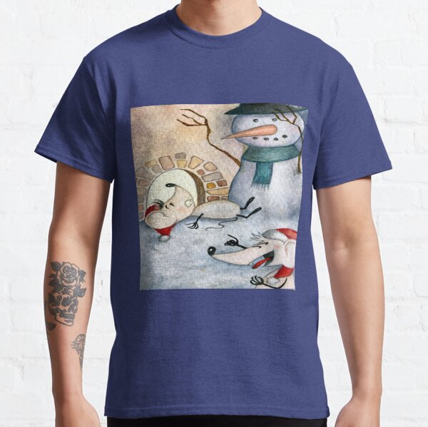 "Muñeco de nieve", Feliz Navidad Camiseta clásica