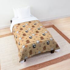 We Bare Bears Autumn Pattern Comforter