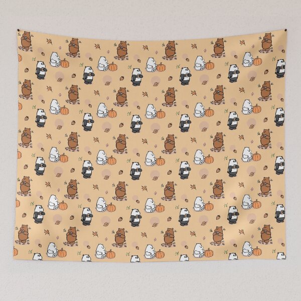 Item preview, Bears Autumn Pattern designed and sold by RoserinArt.