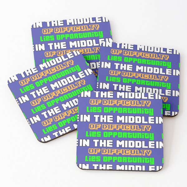 Item preview, In The Middle OF Difficulty Lies Opportunity designed and sold by ruidaniel.