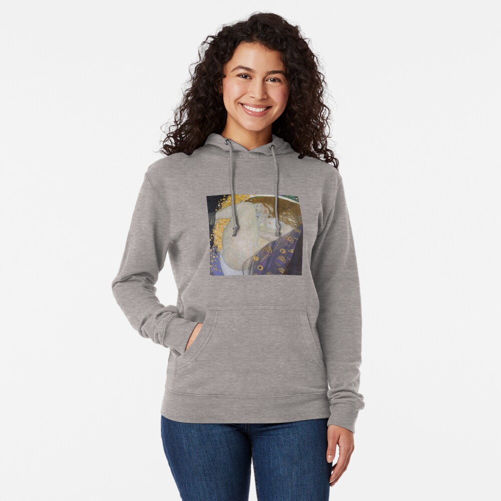 #Danae by Gustave Klimt #GustaveKlimt Густав Климт - #Даная, 1907г #ГуставКлимт Lightweight Hoodie