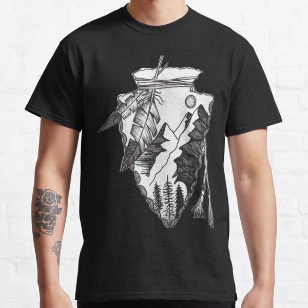 American Indian Arrowhead Projectile Classic T-Shirt