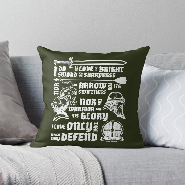 Faramir's Oath Throw Pillow