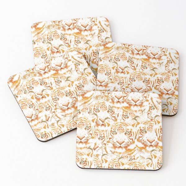 Item preview, Tiger Face Design Pattern designed and sold by ironydesigns.