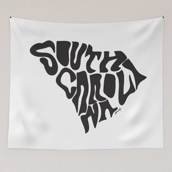 Item preview, South Carolina Letters Outline Original designed and sold by jamisundesigns.