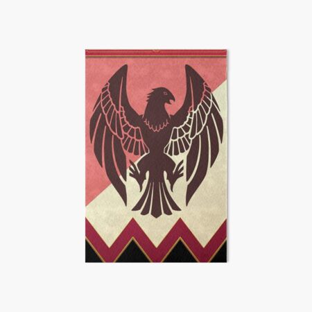 Black Eagles Emblem Art Board Print