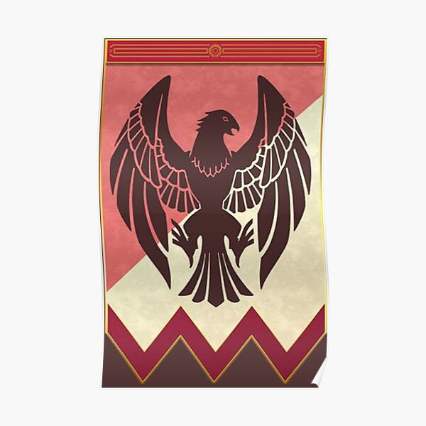 Black Eagles Emblem Poster