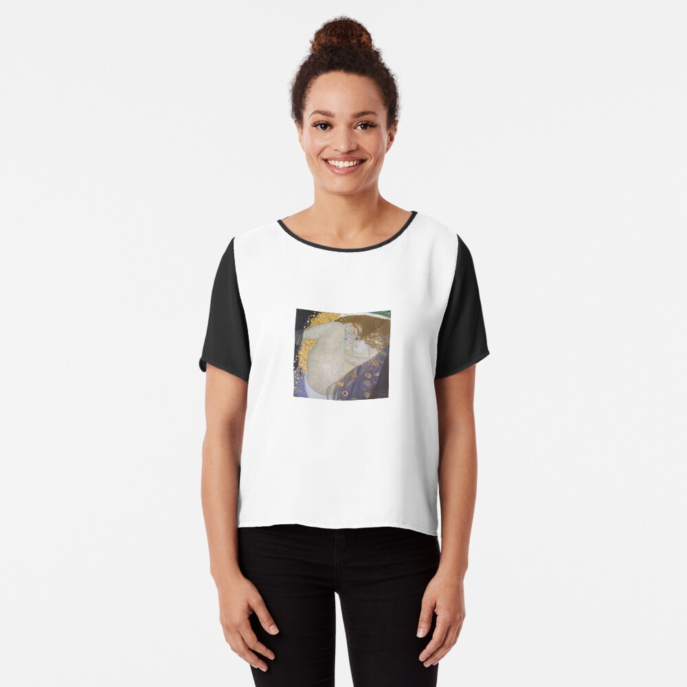 #Danae by Gustav Klimt #GustaveKlimt Густав Климт - #Даная, 1907г #ГуставКлимт Chiffon Top