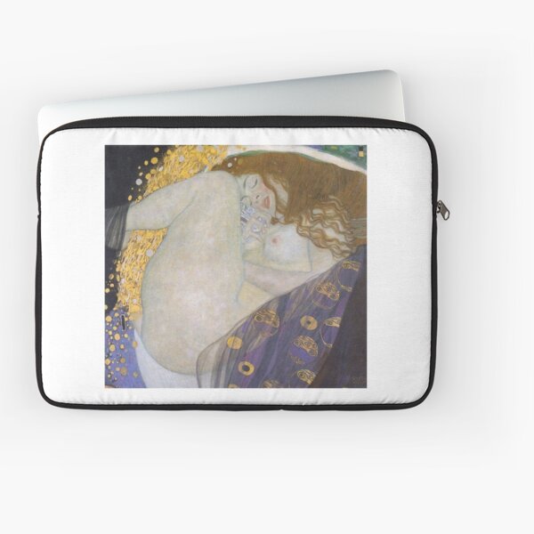 #Danae by Gustav Klimt #GustaveKlimt Густав Климт - #Даная, 1907г #ГуставКлимт Laptop Sleeve