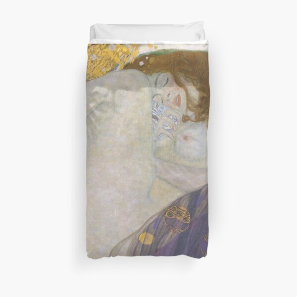 #Danae by Gustav Klimt #GustaveKlimt Густав Климт - #Даная, 1907г #ГуставКлимт Duvet Cover