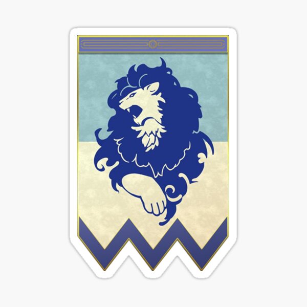 Item preview, Blue Lions Emblem designed and sold by blindcoco.