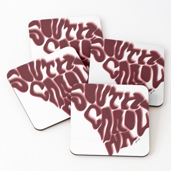 Item preview, South Carolina Letter Outline Color Bleed designed and sold by jamisundesigns.