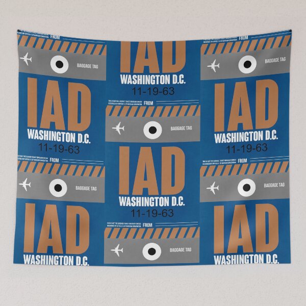 Item preview, Washington DC Luggage Tag 1 designed and sold by Irina March.