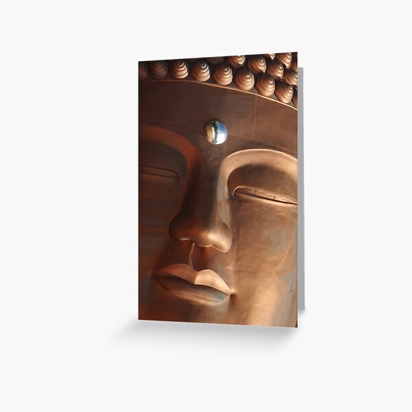 Copper Face Greeting Card