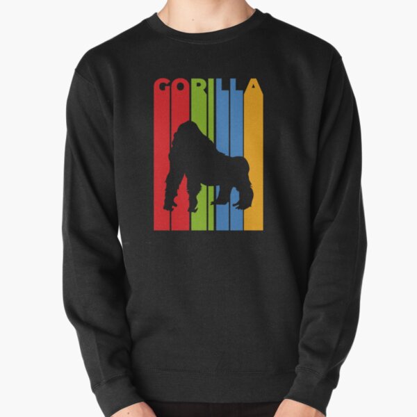 Gorila Retro Sudadera sin capucha